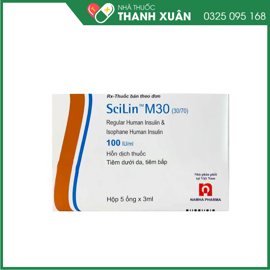 Thuốc tiêm SciLin M30 (30/70) trị đái tháo đường tuýp 1